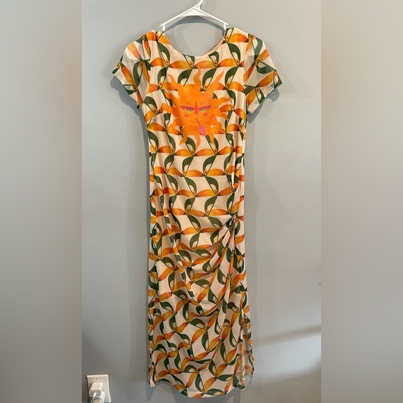 Farm Rio Printed Mesh Midi Dress - Picture 7 of 10